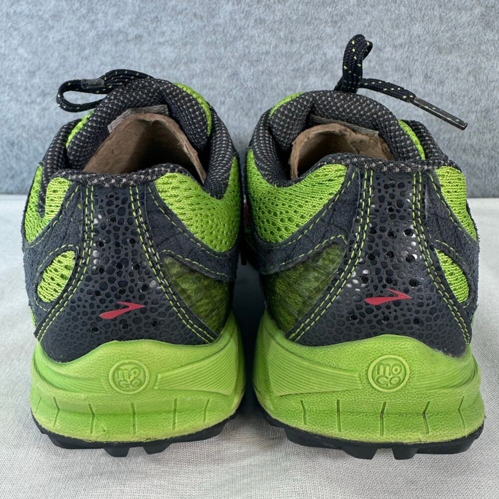 Brooks Women's sz 8 Cascadia 7 Green & Pink Trail Running Sneaker Outdoor Hiking - Picture 6 of 10